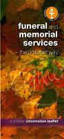 Click to see the leaflet: Funerals & Memorial Services - the Unitarian way
